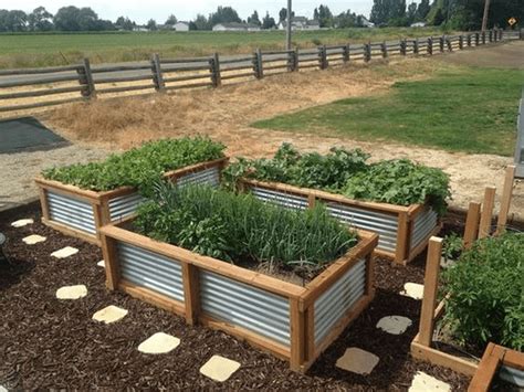 garden box plans corrugated metal|corrugated galvanized steel raised bed.